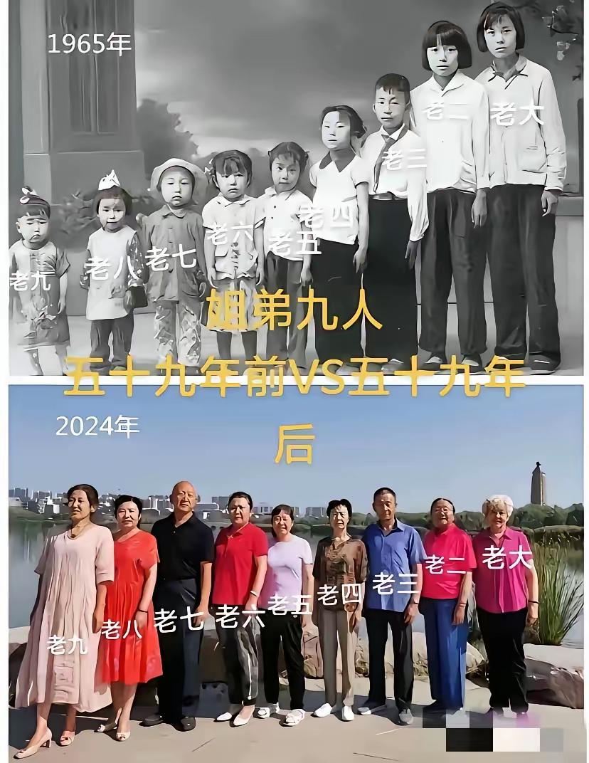 看看那时生孩子的动力，全家九口人，七女两男，全部抚养成人不容易，现在一个孩还愁的