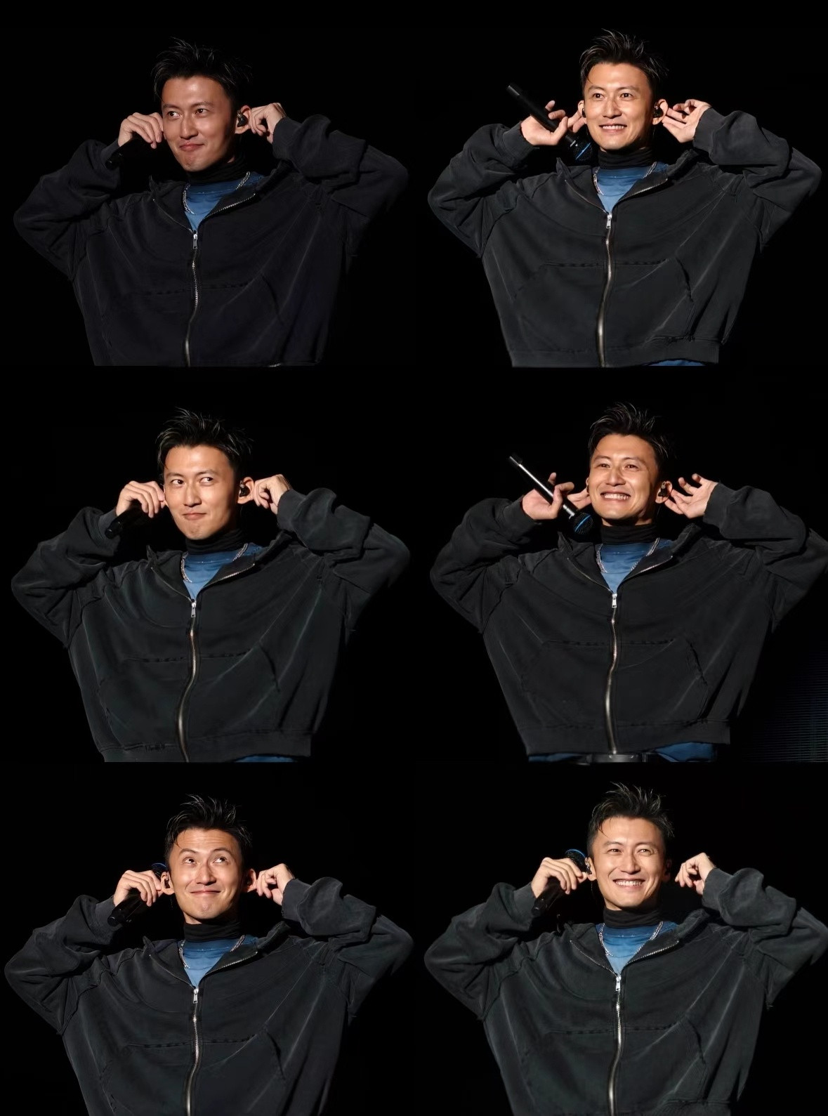 时间带走了谢霆锋什么谁能想到摇滚主唱骨子里住着永恒少年？谢霆锋在万人舞台上做鬼脸