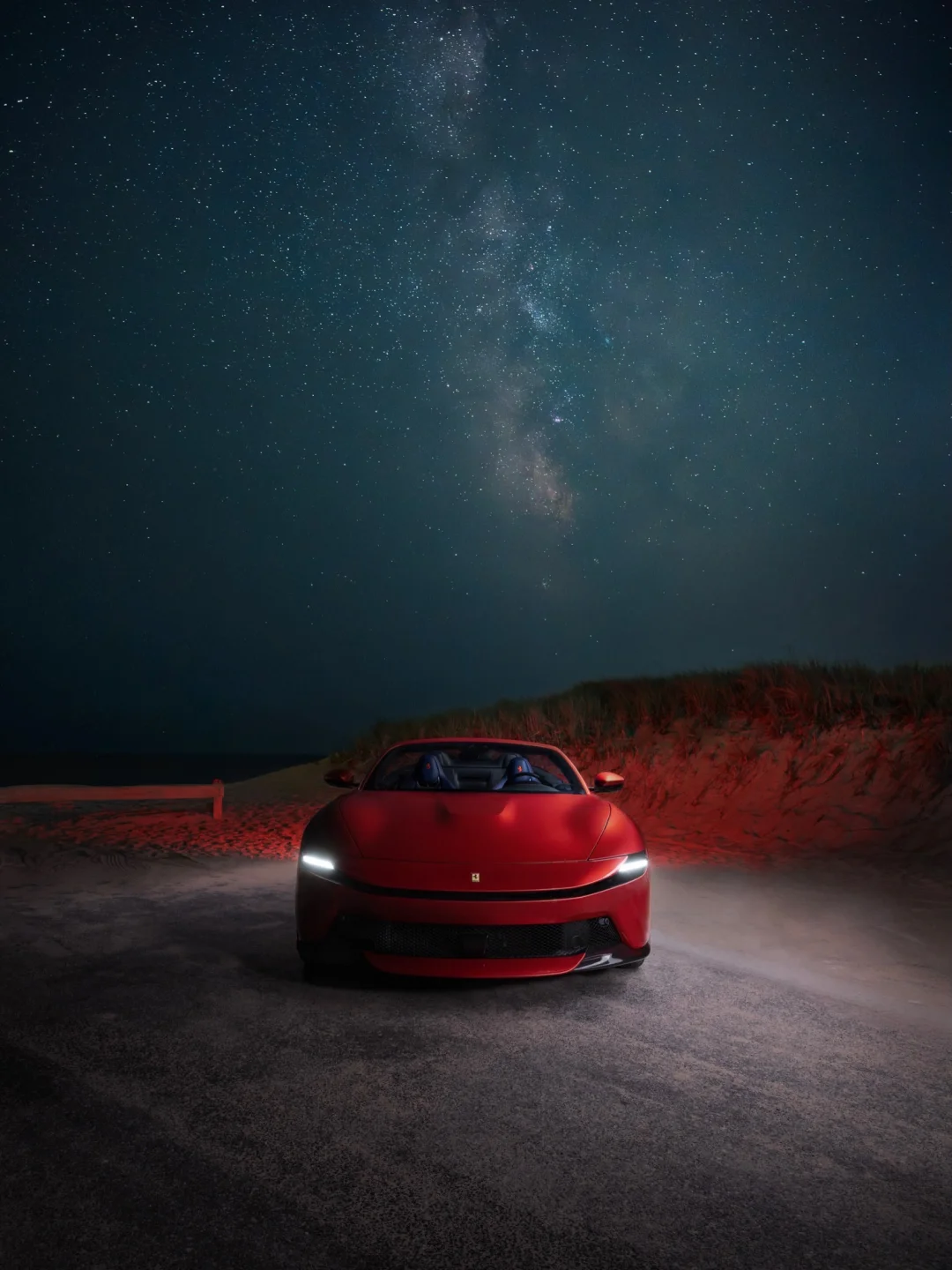 星空和法拉利