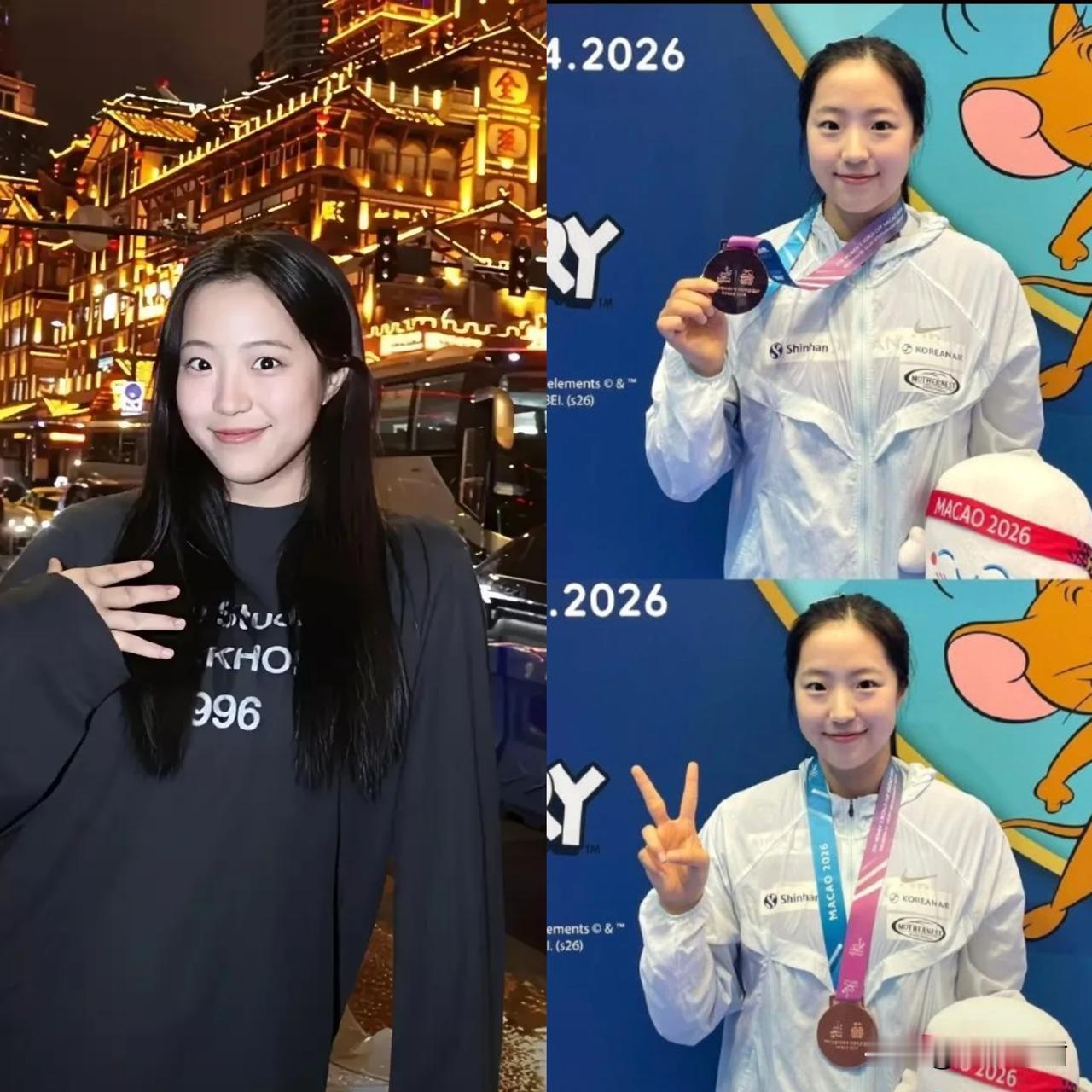 韩国女乒外协选手申裕斌火了，赢球不飘输球不崩，还总惦记着喝奶茶。澳门世界杯刚