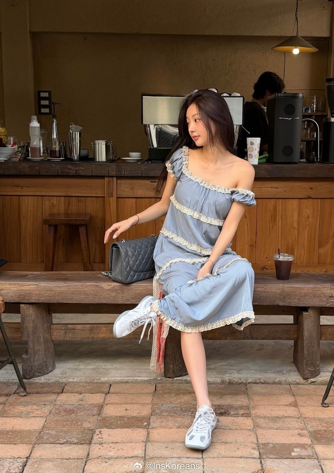 穿搭分享连续更新第2746天韩国时尚女生日常搭配初十三韩系穿搭超能新星汇新星v