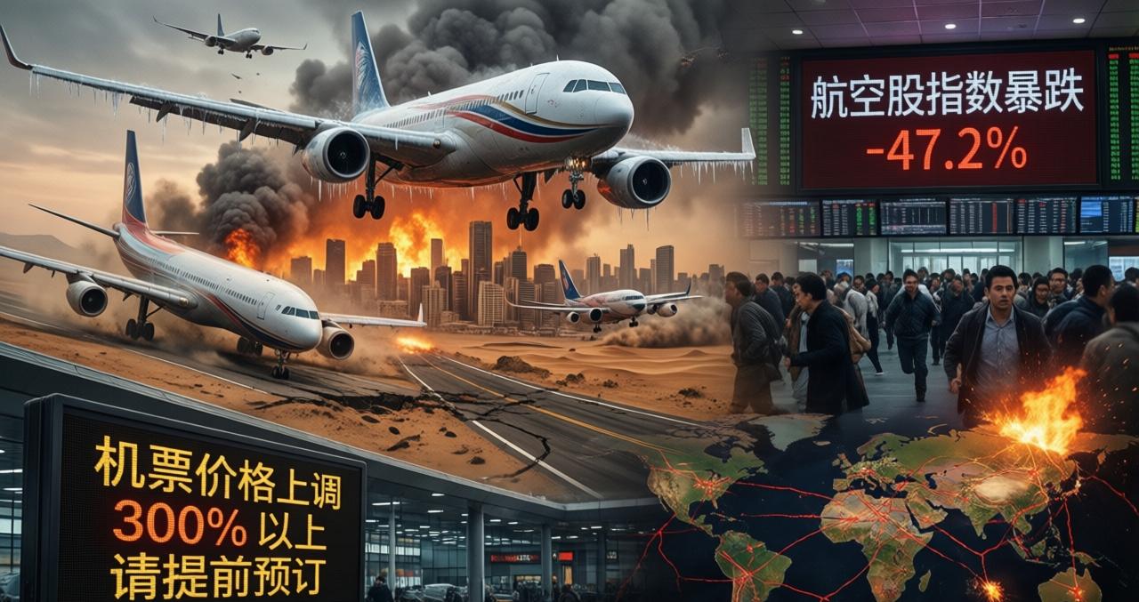 这场仗打了四天，地面的弹坑还没数清，天上已经先乱成一团。中东战火外溢，最直接