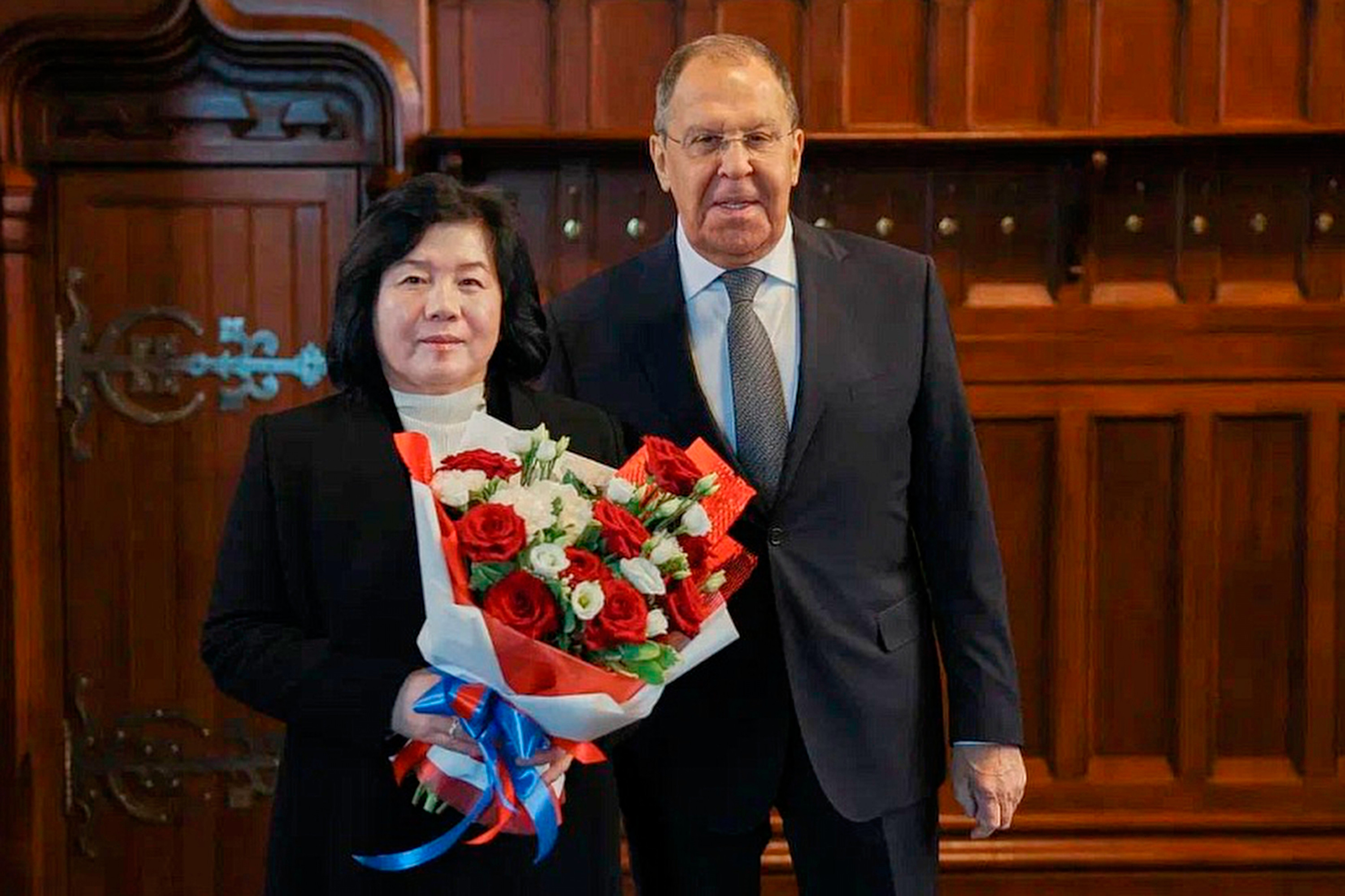 【拉夫罗夫：俄罗斯永远不会忘记朝鲜军人的英勇功绩】#俄方称不会忘记朝鲜军人英勇功