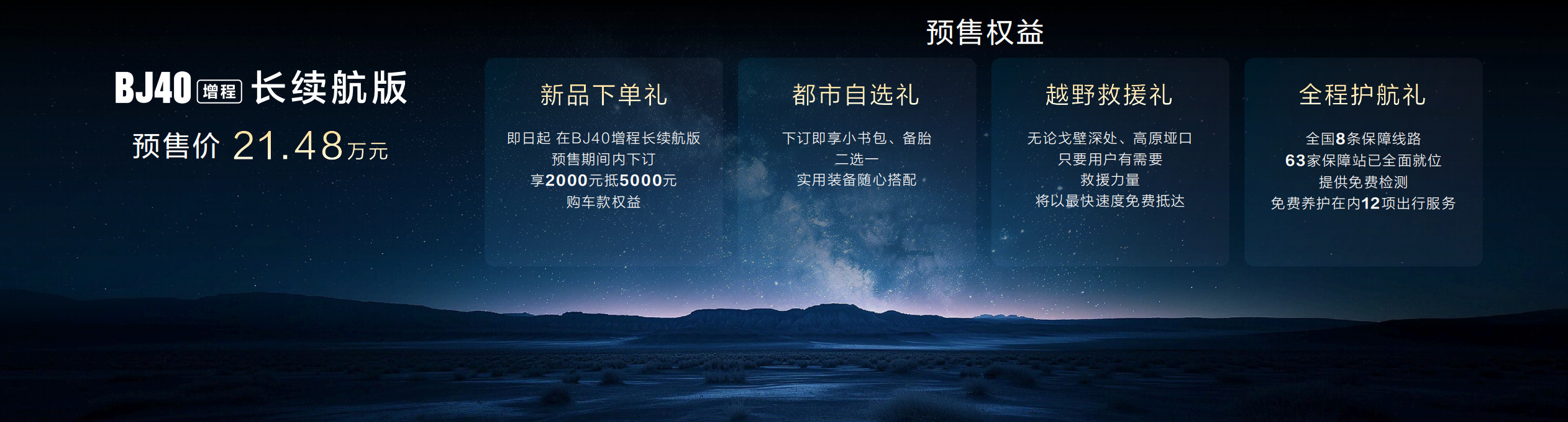 BJ40增程长续航版开启预售这次北京车展两台重头戏：BJ40增程长续航版开启预售