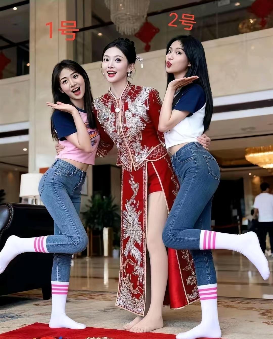 男的全选左，女的全选右！这俩伴娘二选一，你敢说实话吗？真的要被网上这俩伴娘