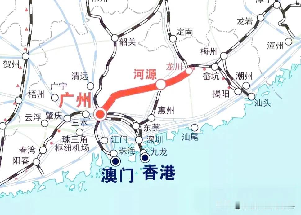 广东高铁今年又“开挂”了，这波操作真有点猛。十五五还没正式开局，人家已经把3条新