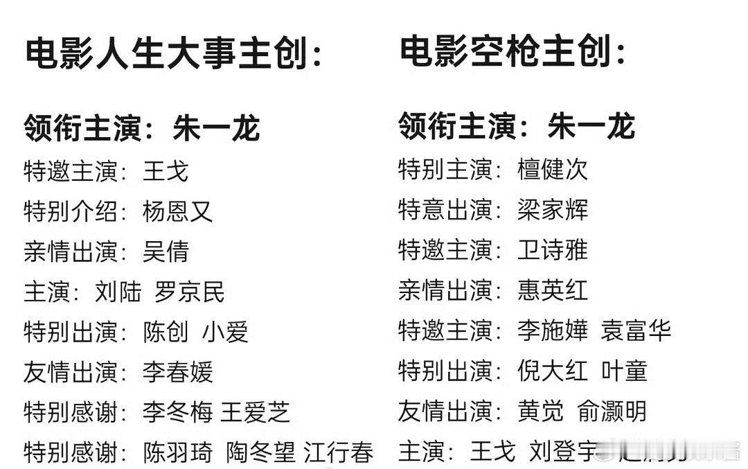 朱一龙是有番位癌吗，《人生大事》和《空枪》一模一样