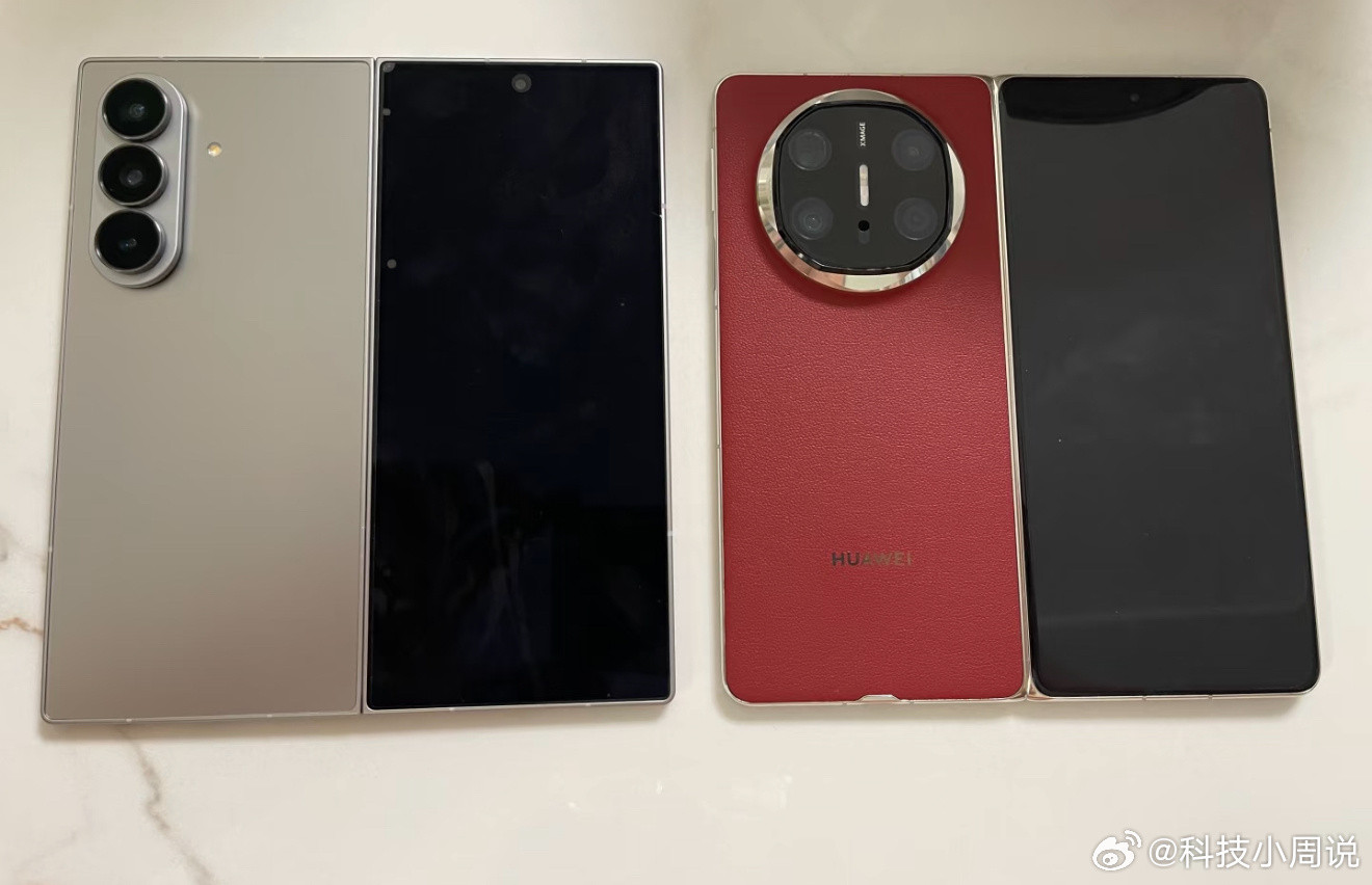 三星ZFold7对比华为MateX6，大家更喜欢哪个？​​​