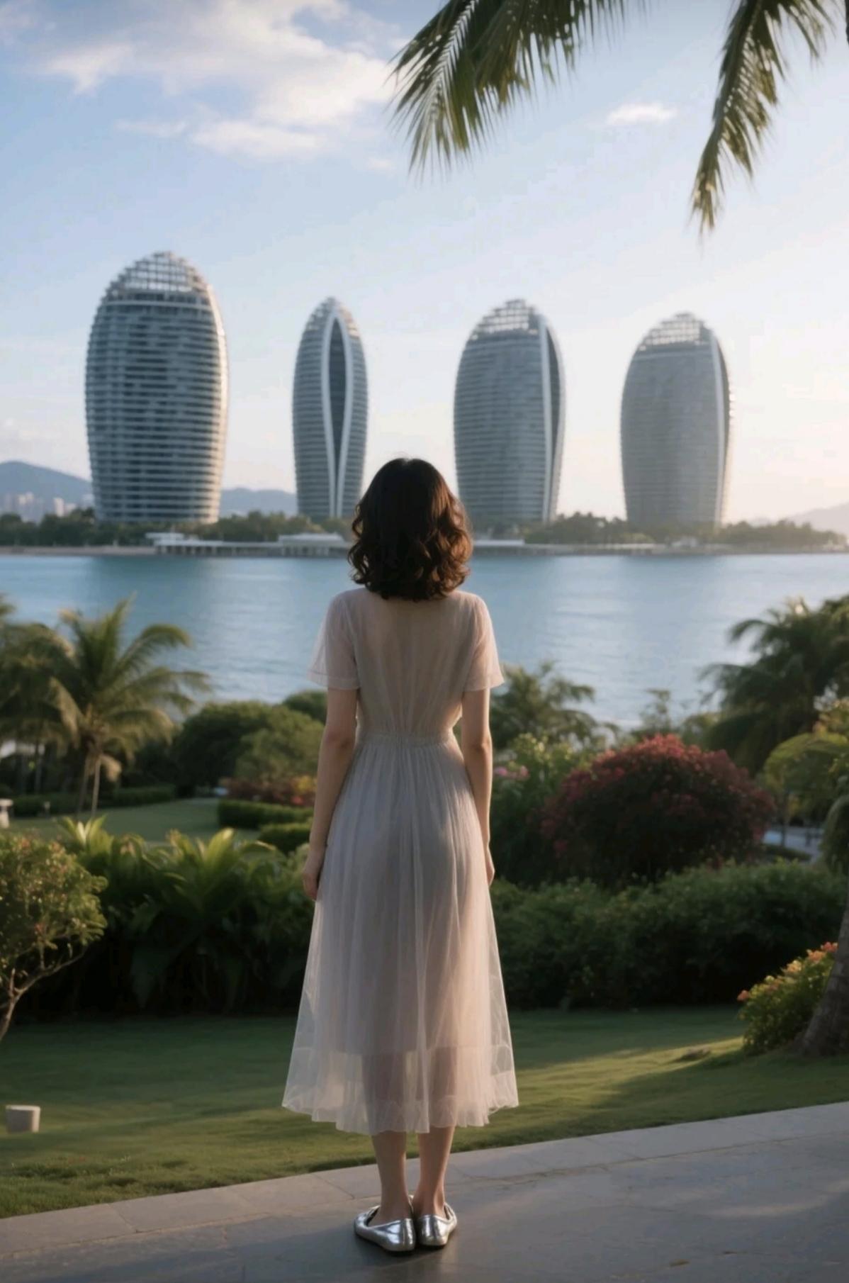 三亚崖州区官方通报了一件事：41岁的马某，是个女的，她没经过游客同意，就在