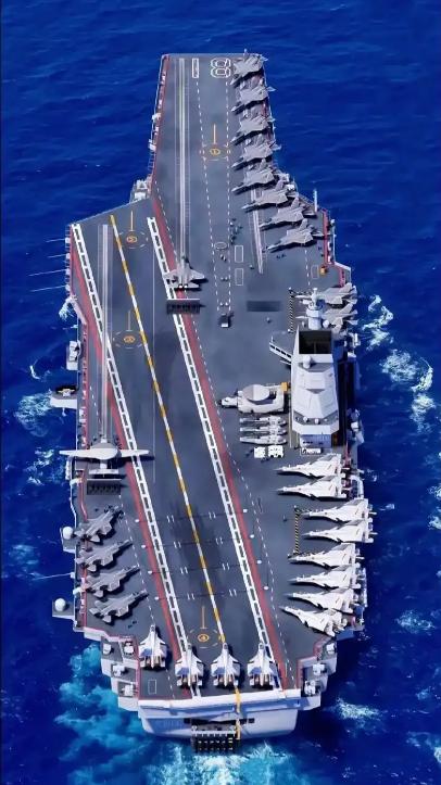 甲板已清空，痕迹已擦除，全球最强常规航母，“福建”舰好事将近。国外外媒预测，