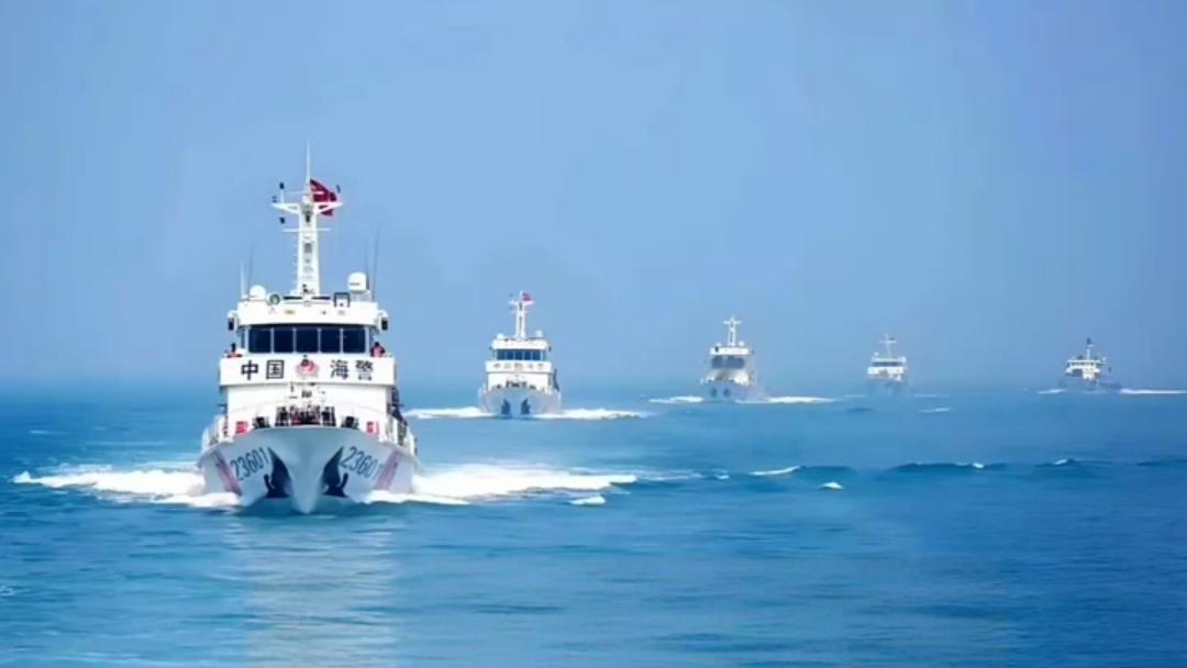 南海这次太解气了，咱们首次冲到中叶岛1.6海里。菲律宾彻底慌了，以前菲律宾总是在