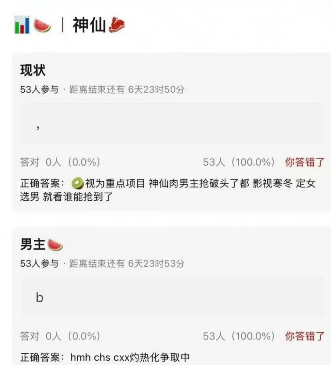 🍉🍉神仙肉（念相思）昨天有🍉主说男主从何与换成辛云来，今天又有瓜主说这部是