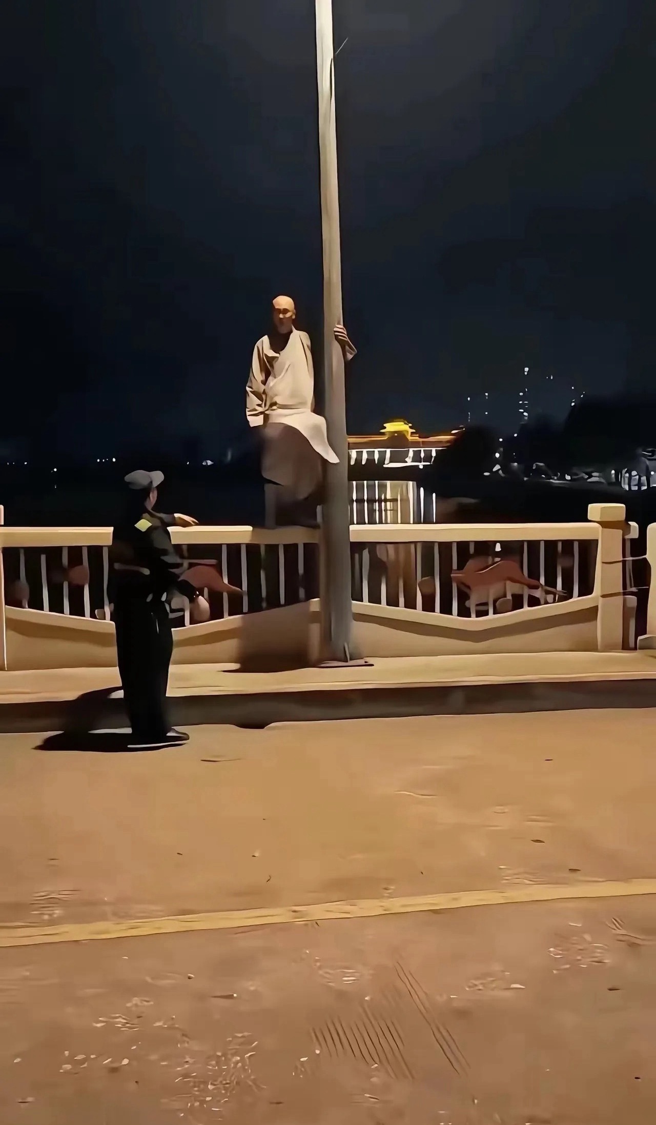 大师，有话请下来说