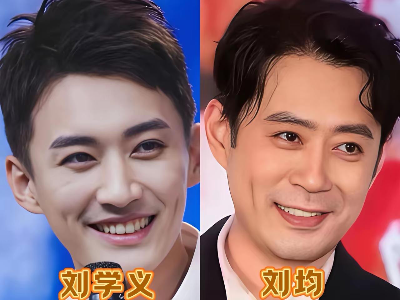 你可敢信？这么帅气的刘学义和年轻时候的刘均比起来，居然还没有刘均帅。刘均，你