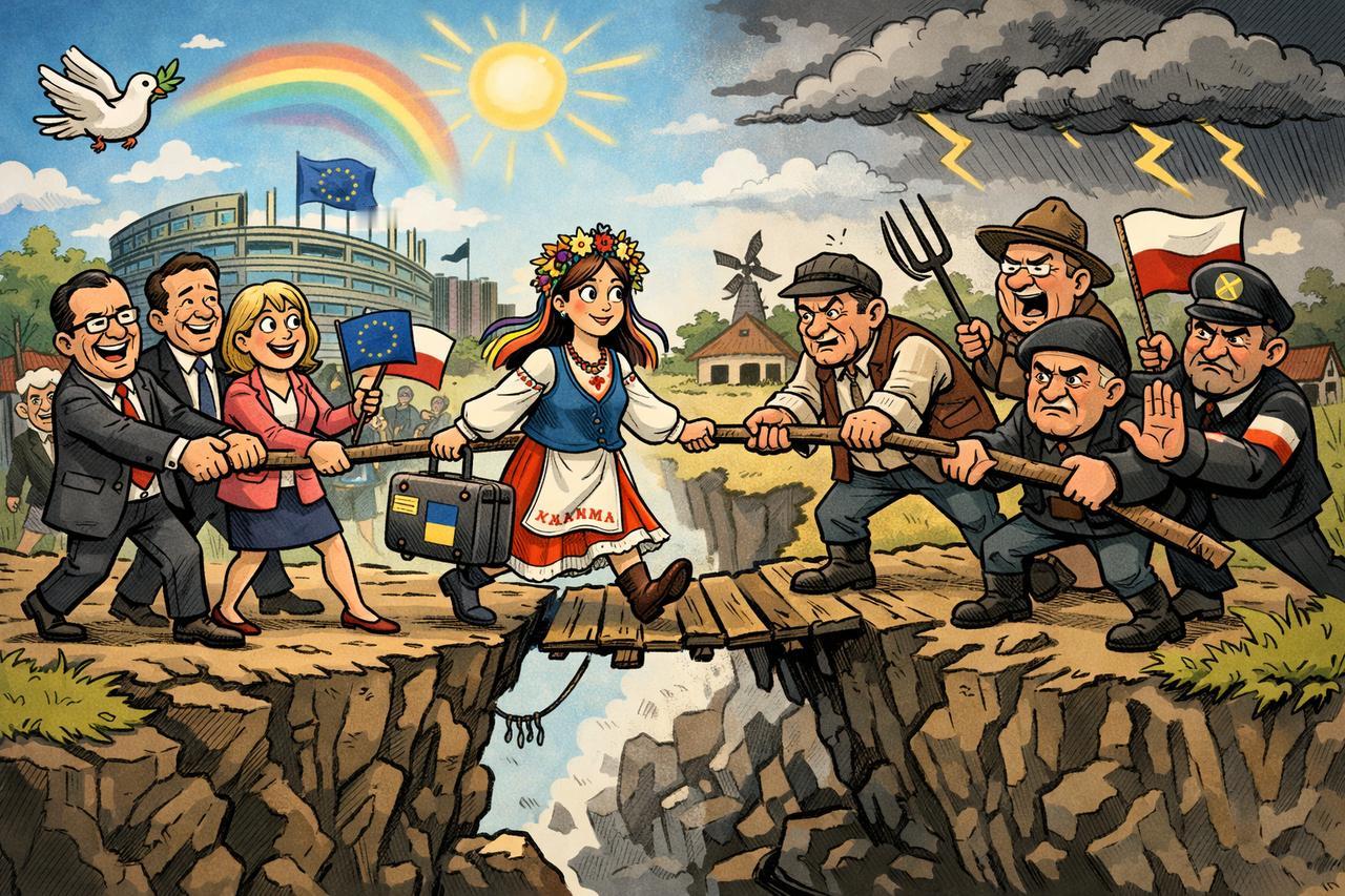 最新民意调查显示，大多数波兰人支持乌克兰加入欧盟。根据波兰公共舆论研究中心本月