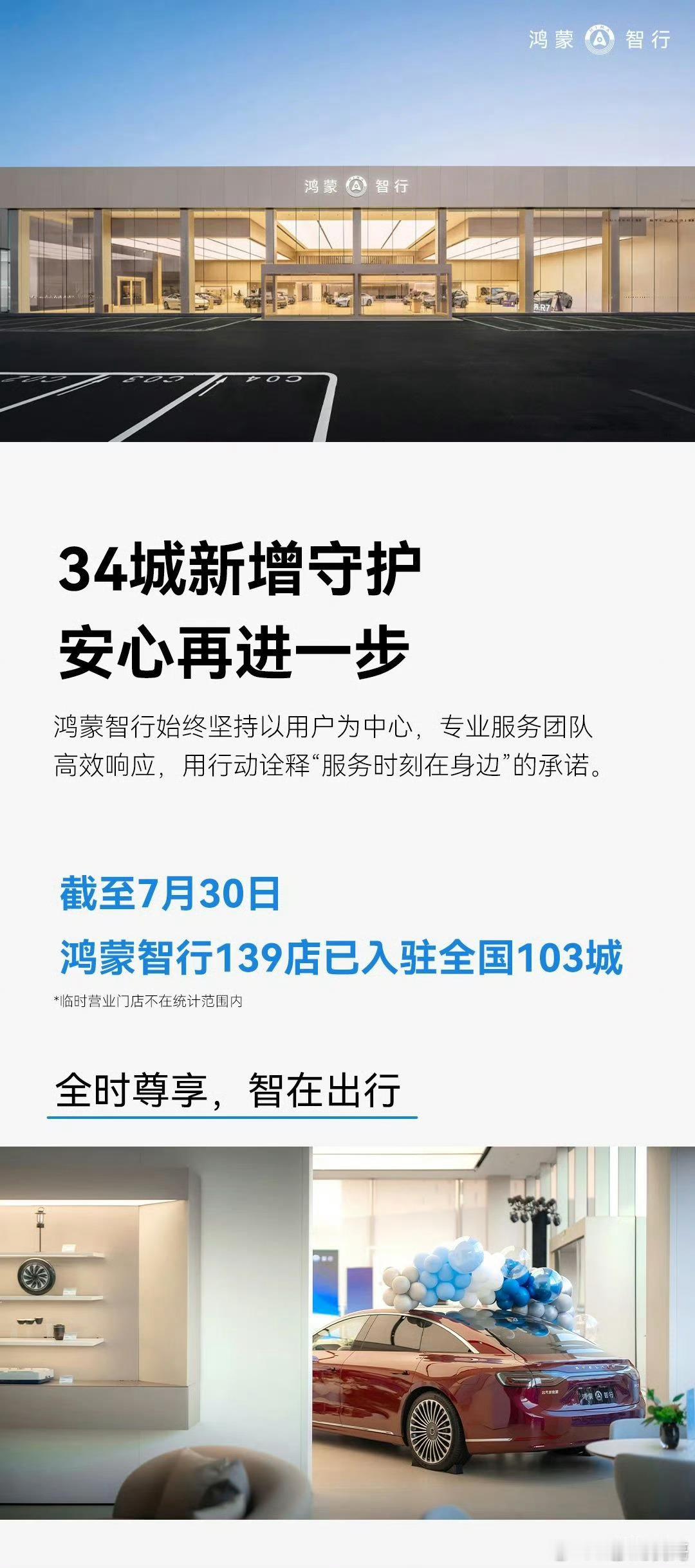 鸿蒙智行发展速度太可怕了！比销量还可怕的是它的交付中心数量！鸿蒙大酒店现在几乎遍