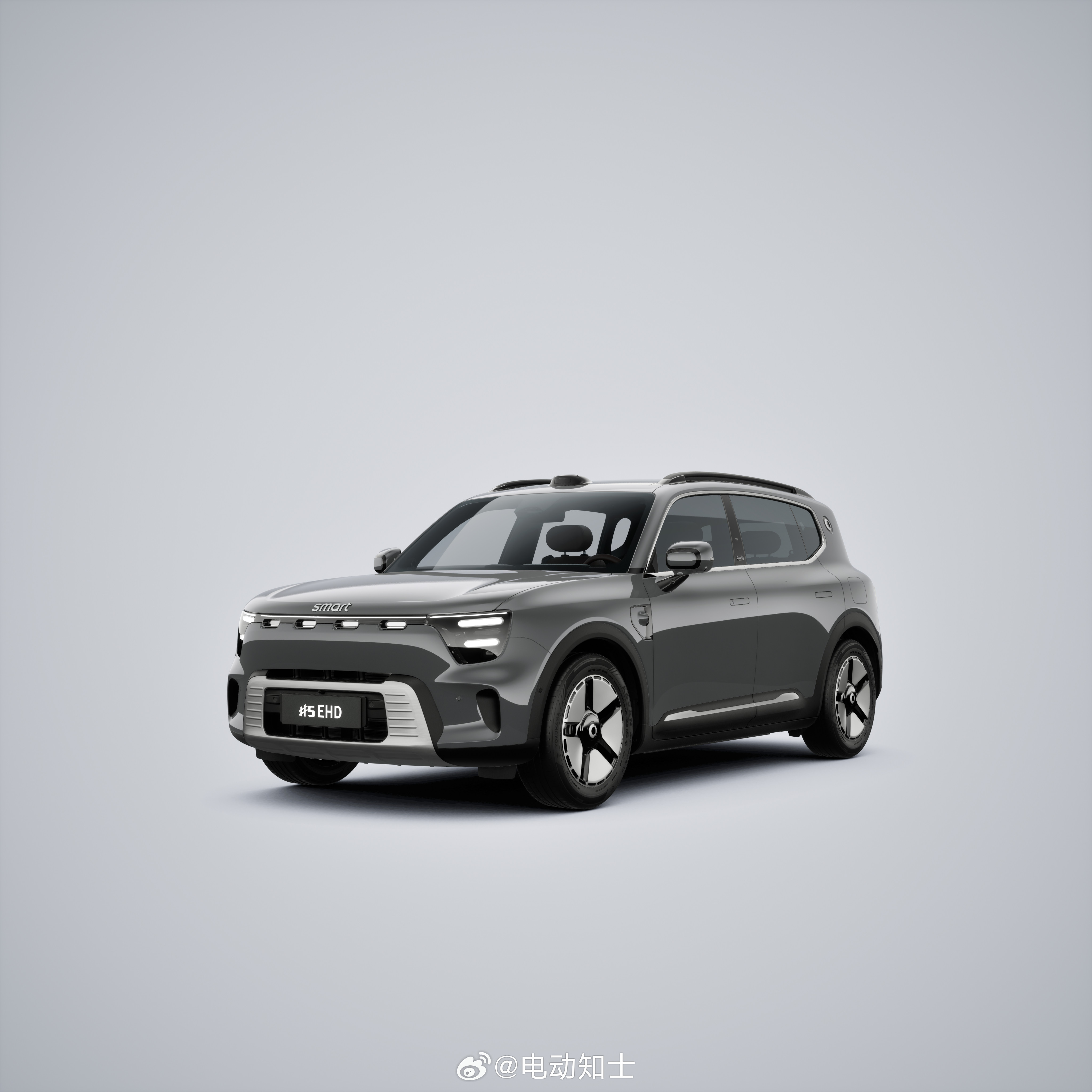 smart精灵5号EHD的新颜色：外观新色苍岩灰以及内饰新色浅蜜棕。 ...