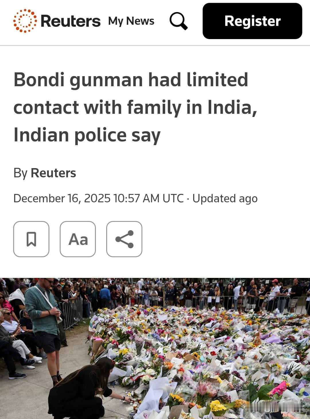 印度不愿承认澳大利亚那对父子枪手和自己的印度亲戚们存在有太多联系。目前印度多