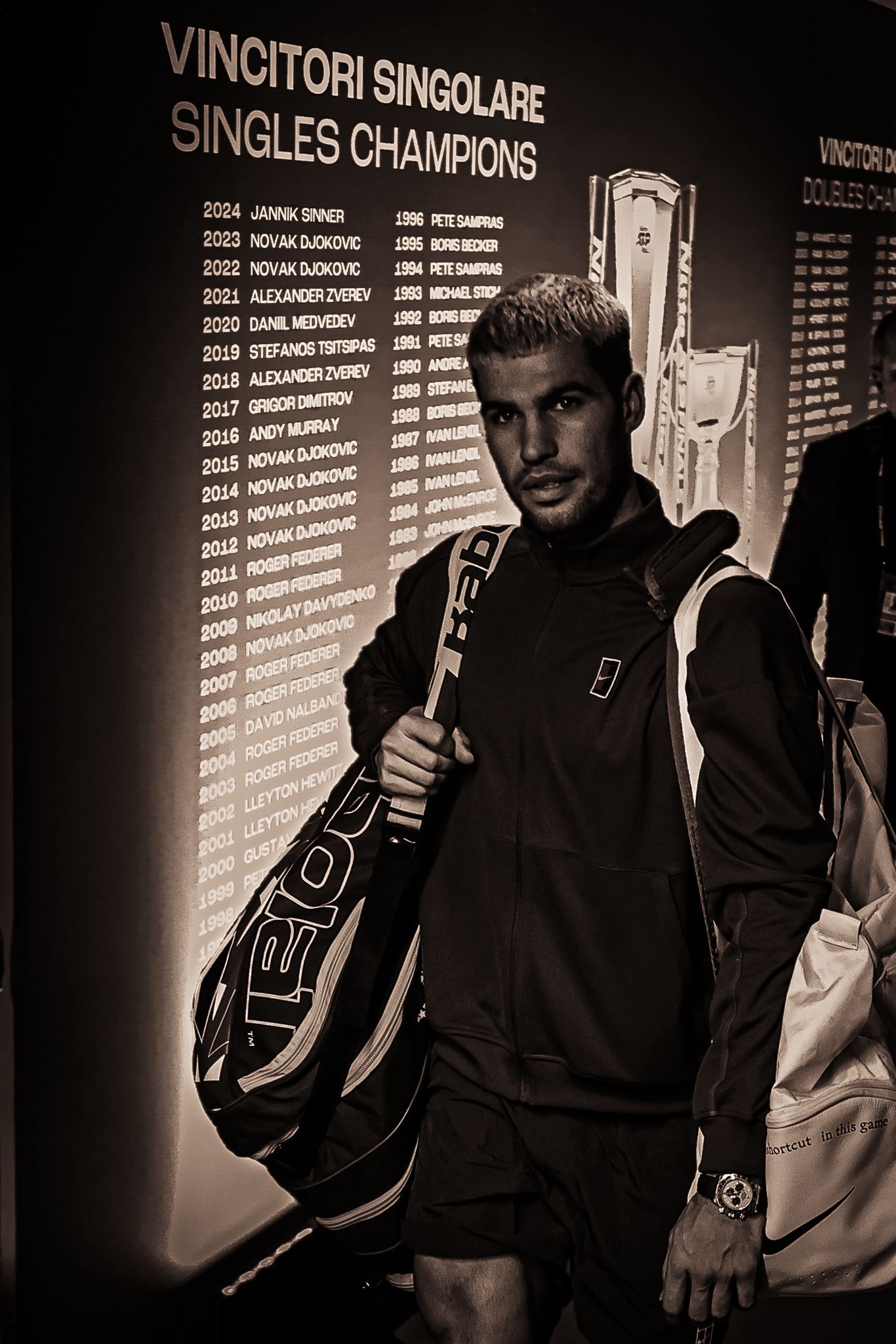 年终世界第一次数排名：德约科维奇-7桑普拉斯-6纳达尔-5费德勒-