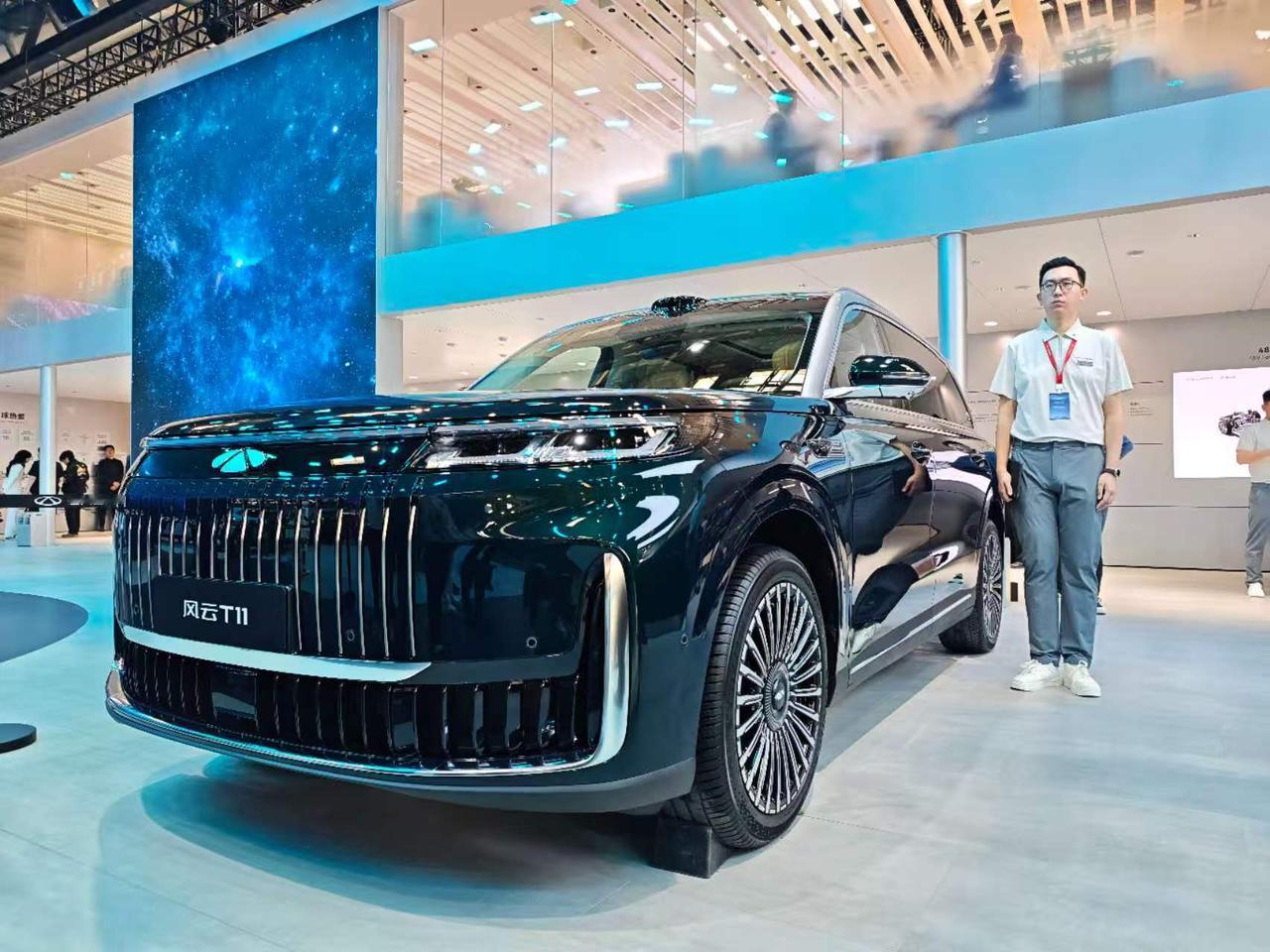 奇瑞展台以领时代智未来为主题，将技术底气、东方美学、全球格局一次秀到位终坚守