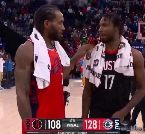 赢得对手最大的认可！伊森谈伦纳德：“伦纳德今晚很强势。”“他总是面无表情