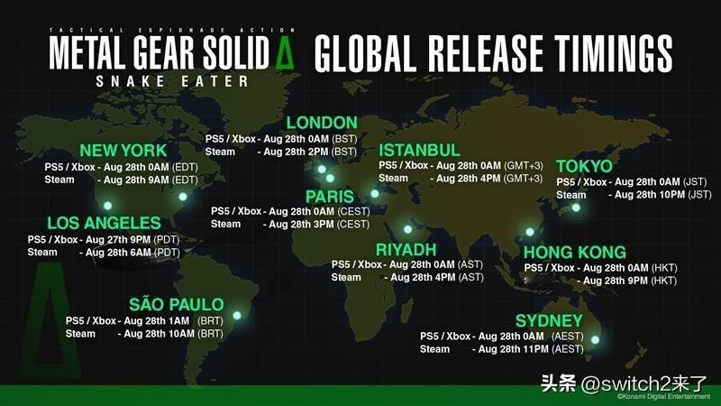 《合金装备3：重制版》8月28日正式发售，登陆PS5/XboxSeriesX