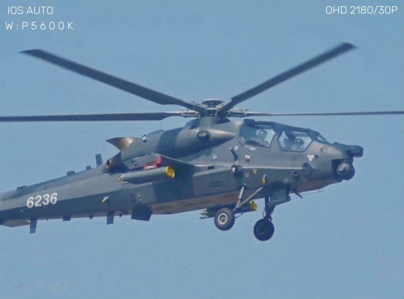 Z-21重型武装直升机清晰图虽然不帅，但很邪恶、强大图源推特烽火问鼎计划