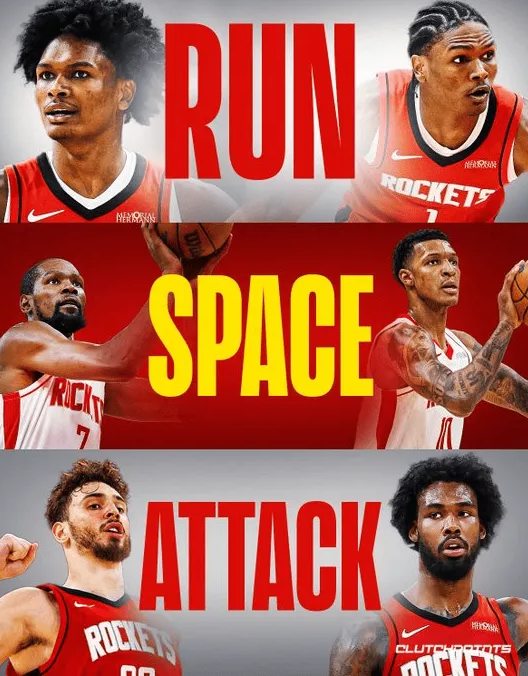 美媒ClutchPoints更新动态，谈到了火箭下赛季的打法：火箭或许找到了他