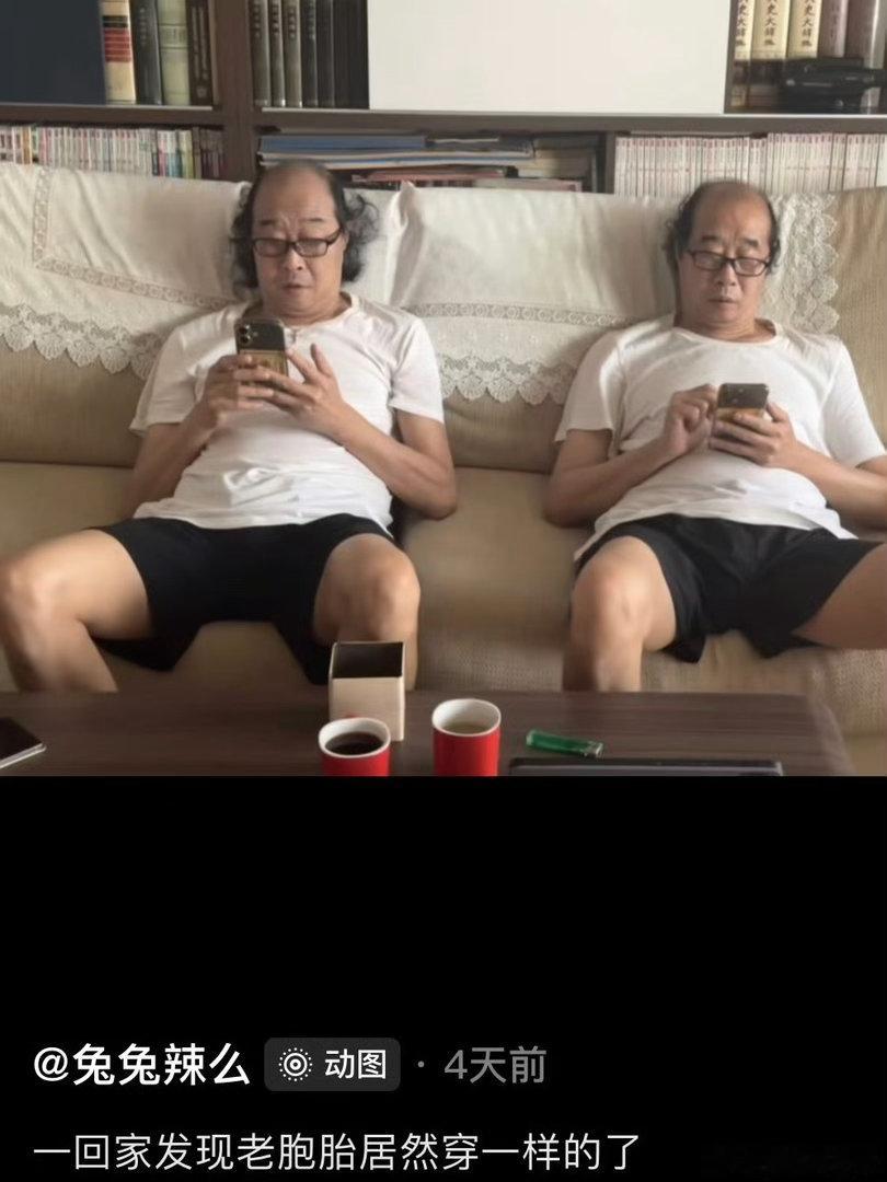老双胞胎哈哈哈哈🤣双胞胎见多了老双胞第一次见爆笑段子研究所