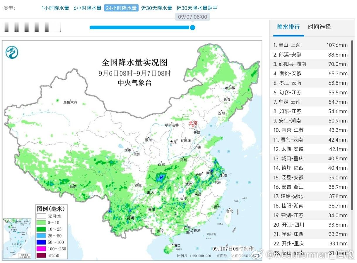 【强降雨和强对流】昨天到今晨，大面上的降水减弱，但在冷锋和低空切变线附近以及暖区
