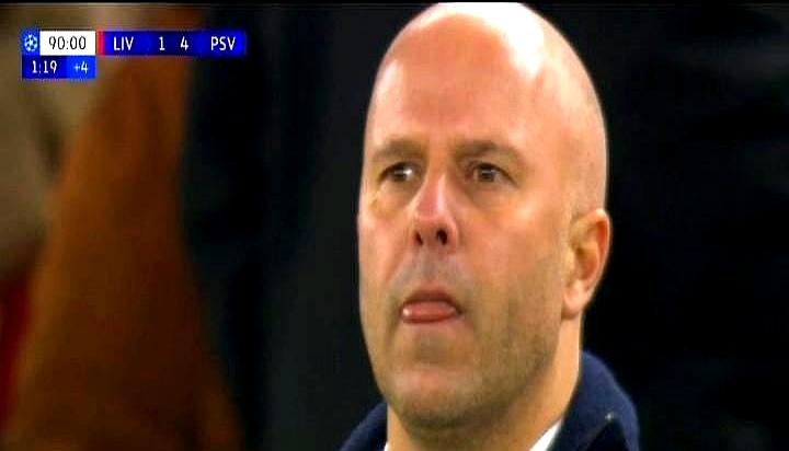 利物浦输个1比4其实都不是最炸裂的，最炸裂的是斯洛特那张嘴。输球就输球了