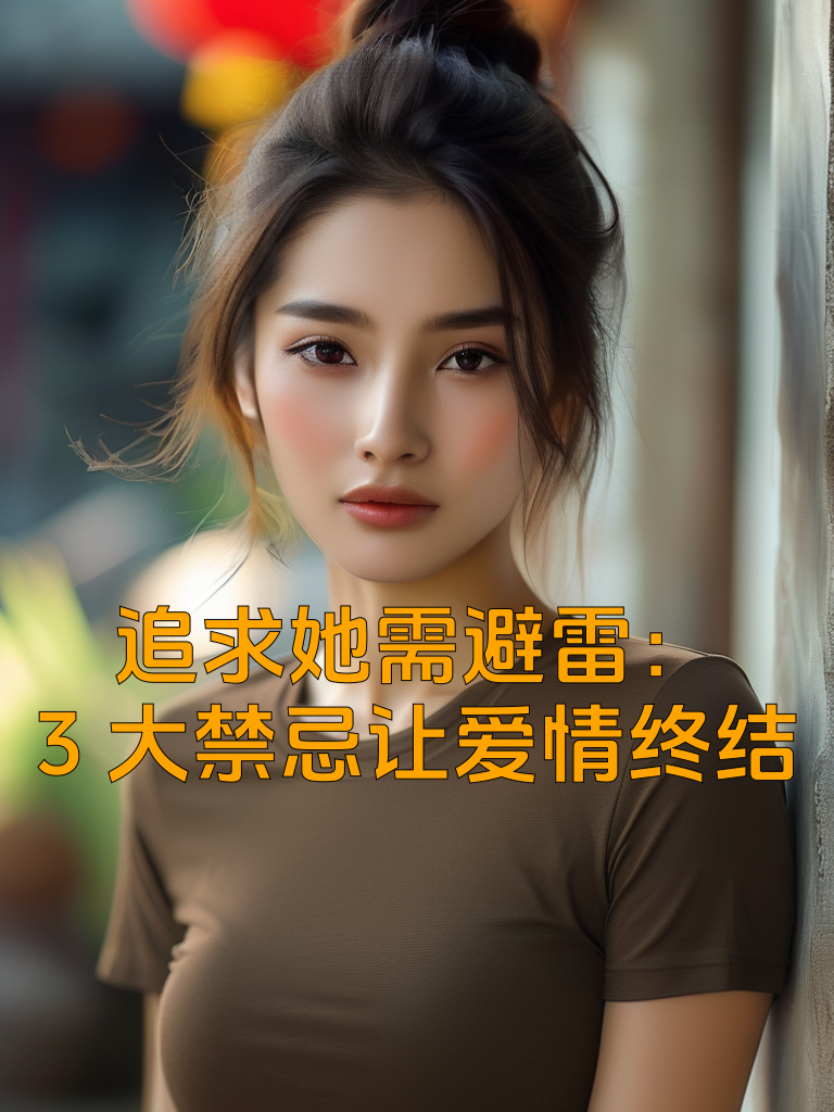 追求她需避雷：3大禁忌让爱情终结