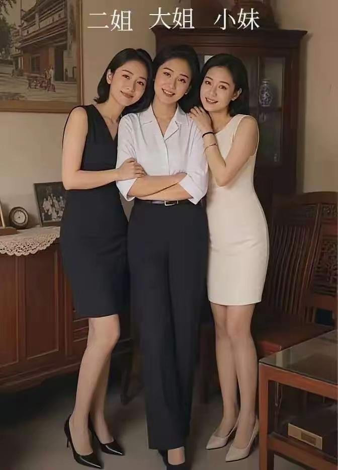 你眼中什么样的女人才最美一家三姐妹，各具特色，各有千秋，如果彩礼都是18万8，你