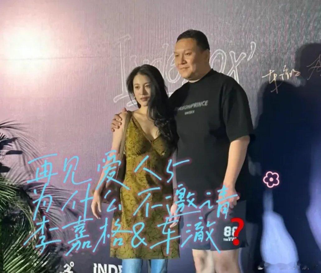 有网友建议，再见爱人5如果补录，可以考虑李嘉格和车澈。都是3线女明星+企业大佬