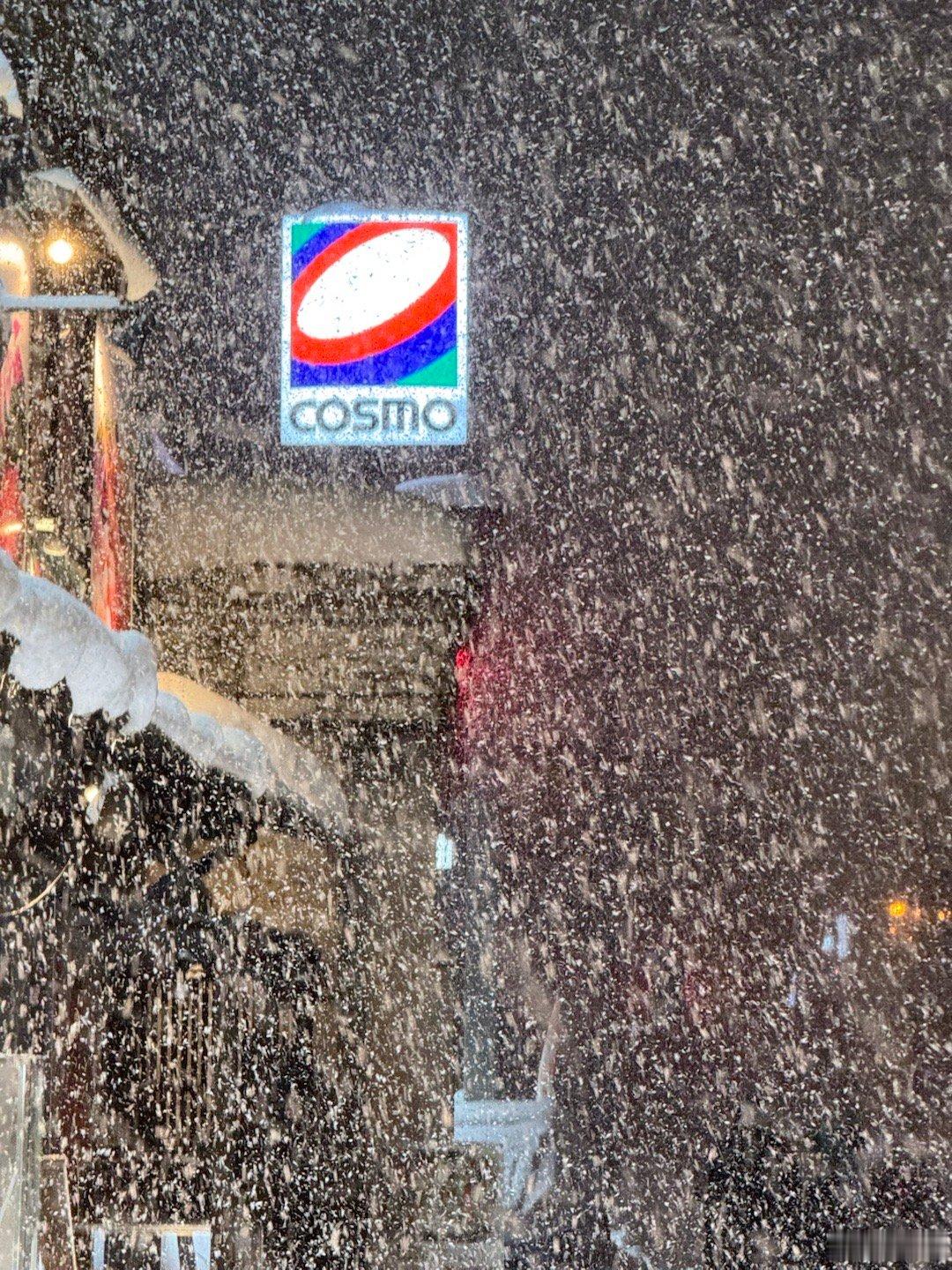 日本北海道一个市降雪1.2米来北海道看雪，体验的就是这个漫天大雪的感觉呀～整天