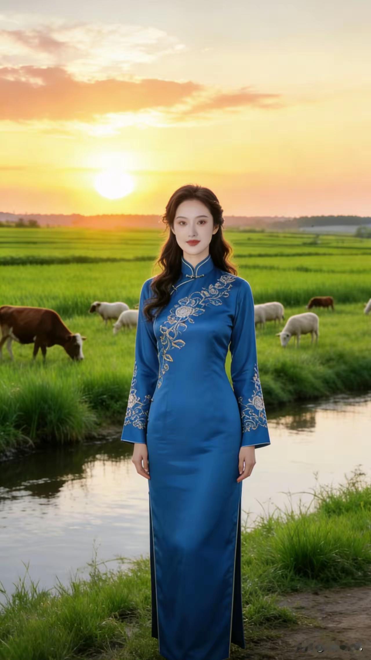 天净沙·悯农朝昏垄上耕忙，田畴身影沧桑，两鬓如霜岁长。米香休忘，农辛应