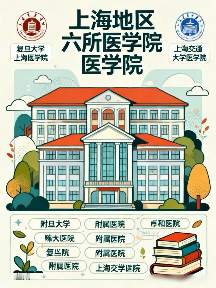 上海医学教育发达，共开设有六所医学院（医学大学）真的不是吹，国内能凑齐这么多