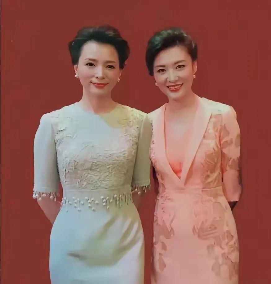 董卿周涛两代央视一姐同框！一个知性，一个优雅