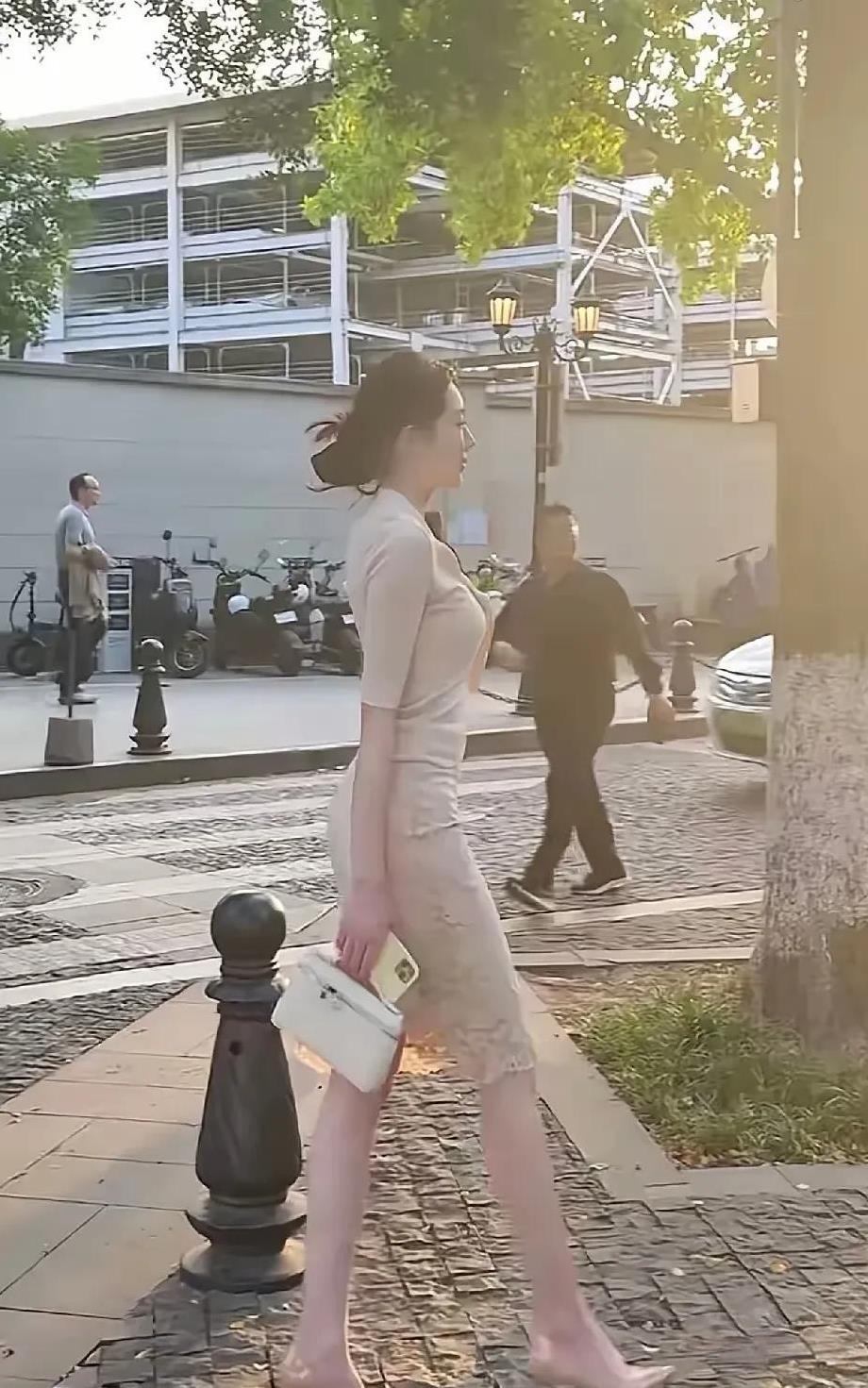 这贵妇漂不漂亮？如果你在街上游游荡荡我想你也难得一见。