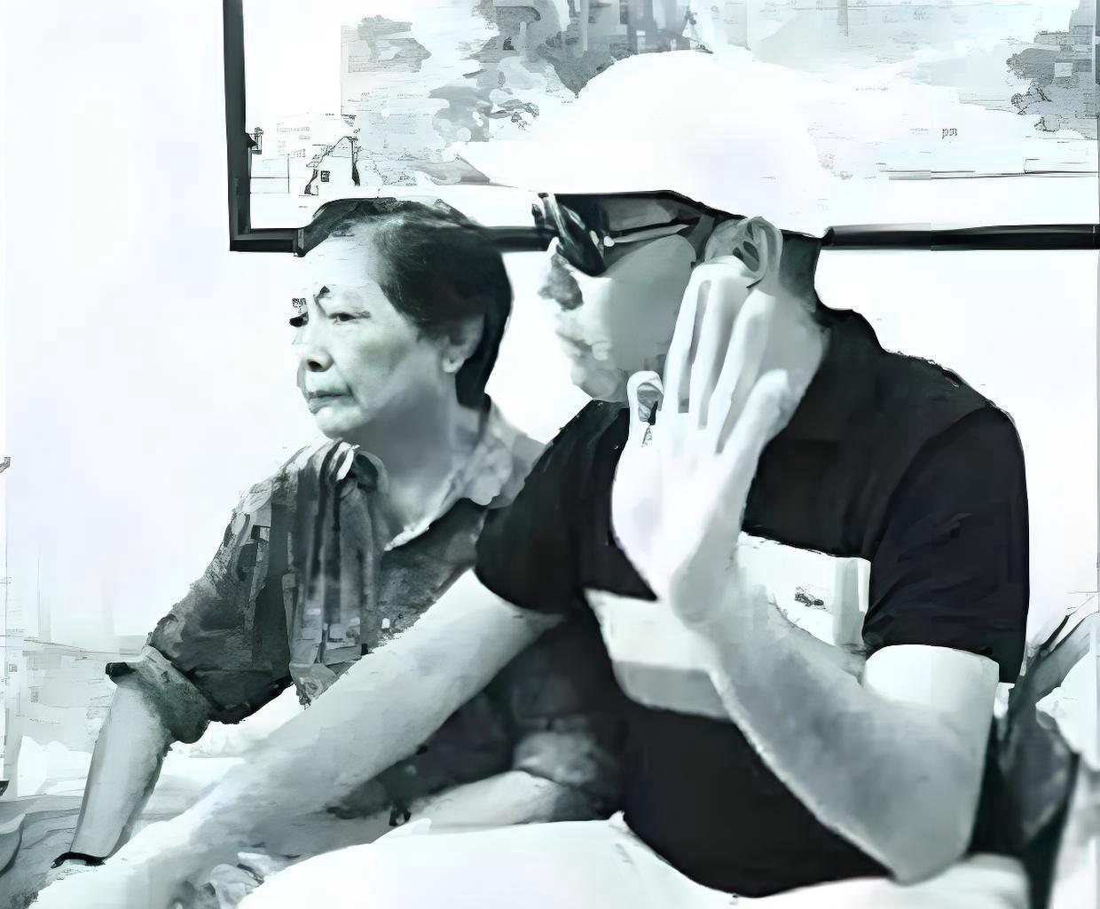 1997年，冰心长子趁妻子出国，将比自己小40岁的女人带回家过夜。后来他为了分割