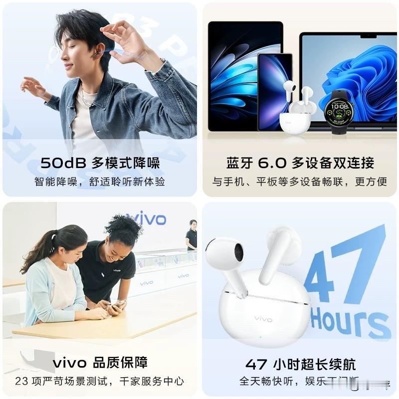 👋哈，你算是问对人了。vivo做耳机其实挺“闷骚”的，不像做手机那么高调，