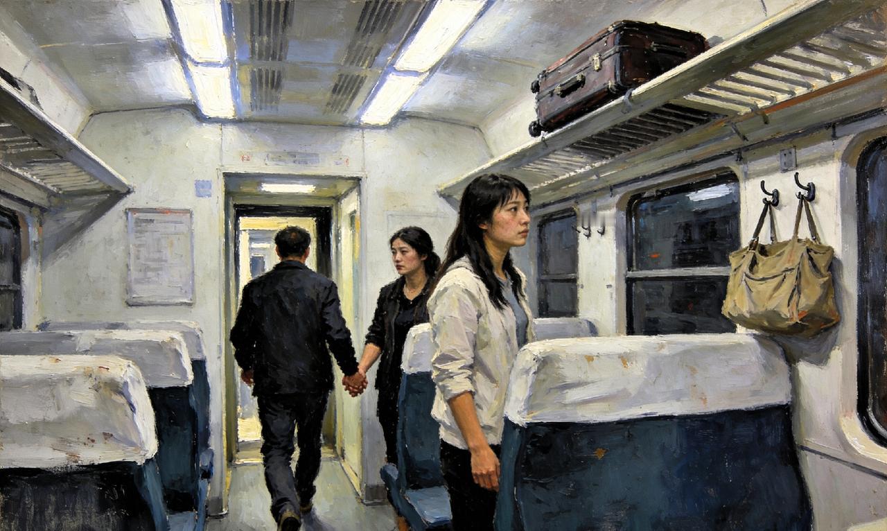 有一次和老公坐高铁时，老公帮邻座姑娘把行李箱搬上了行李架，全程姑娘没说一句谢谢，