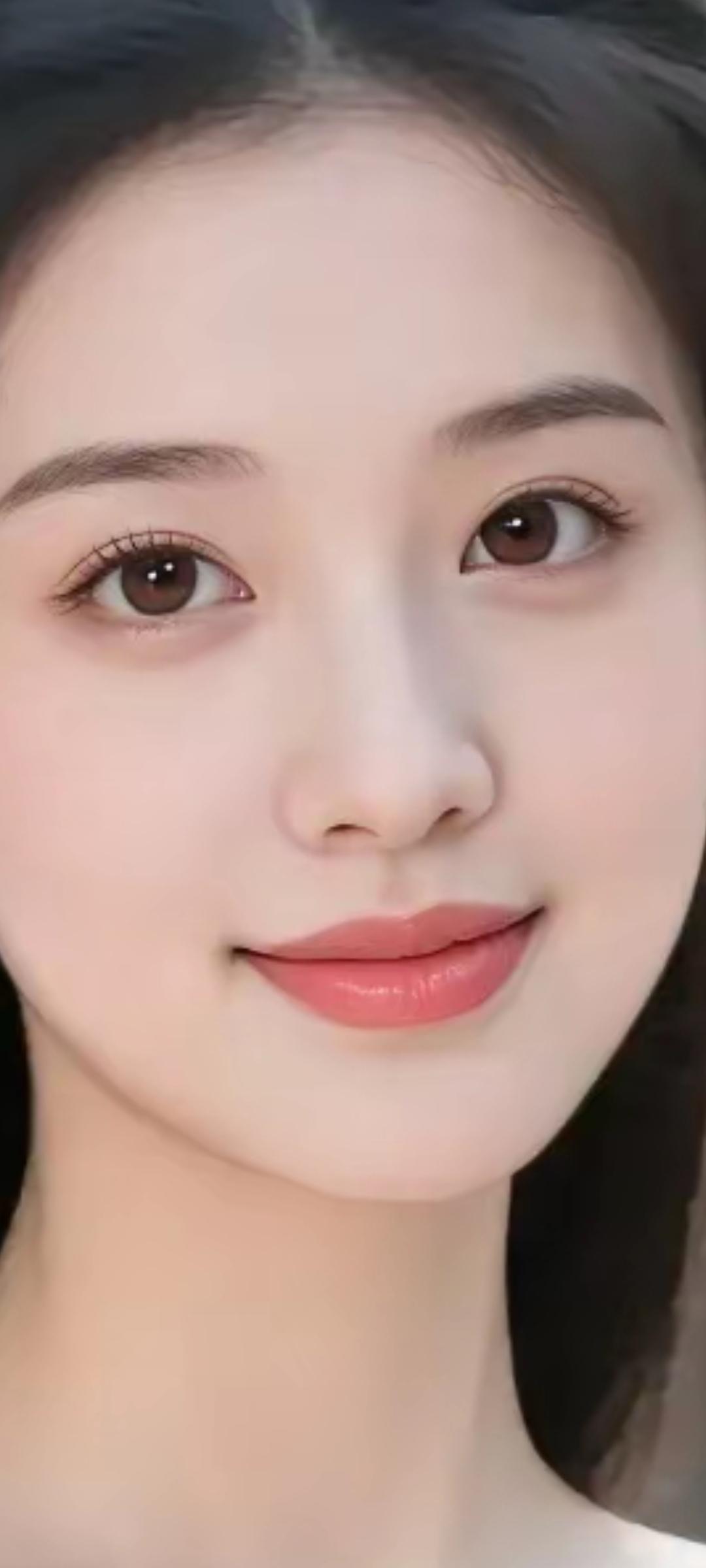 甜美笑容，元气满满的一天！😊✨
