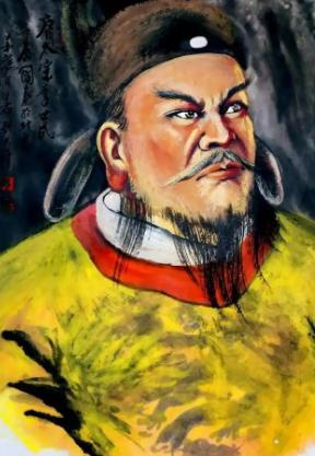 626年，玄武门之变落定，李世民提着李建成、李元吉的首级，跪在李渊面前。李渊浑