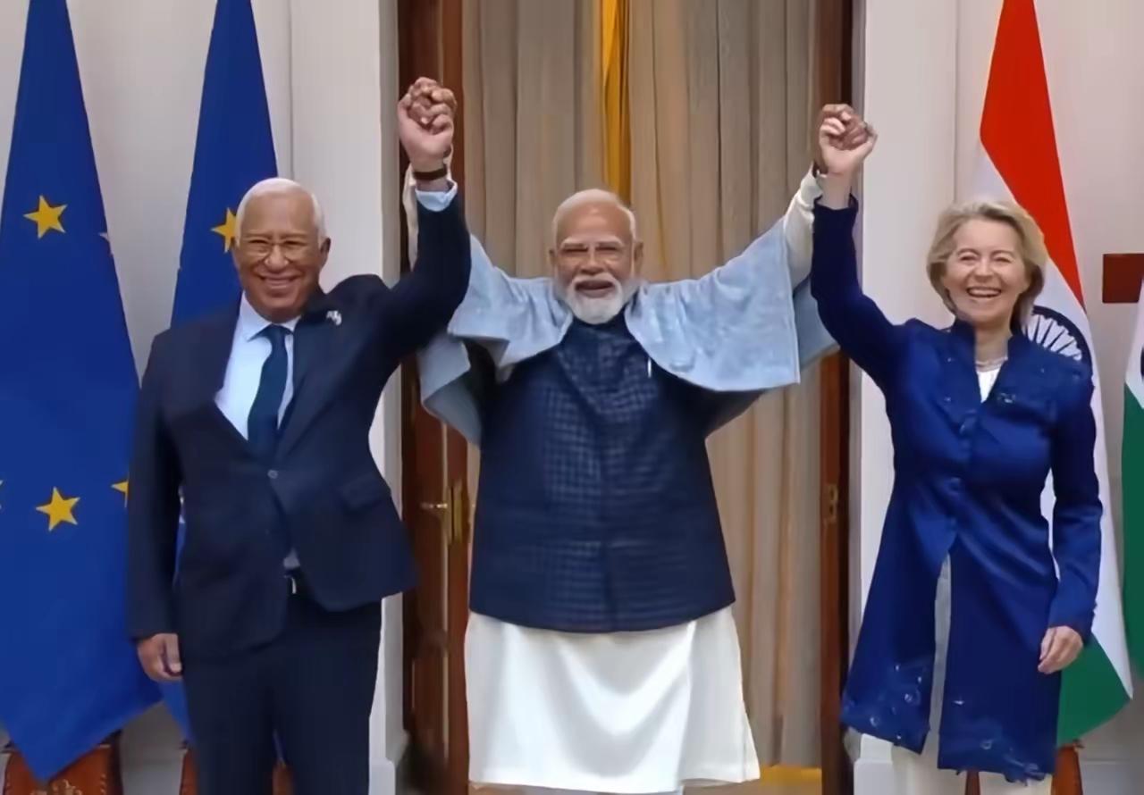 难怪欧洲敢不买俄能源，中方收到一个坏消息：印欧达成自由贸易协定！2026年初