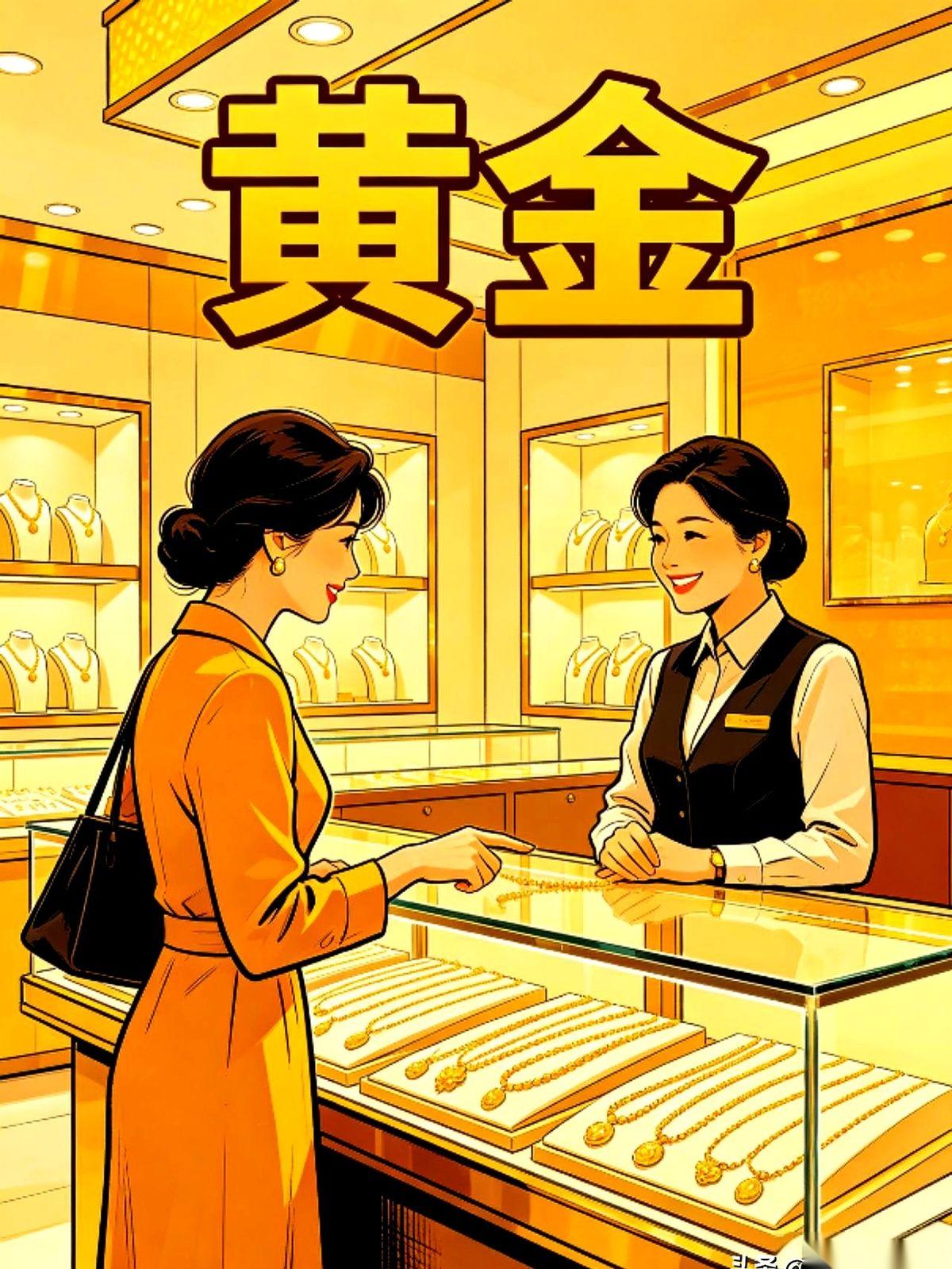 街角的金店又悄悄拉下了卷帘门。门上贴了张皱巴巴的“转让”，柜台里早就空了。今天
