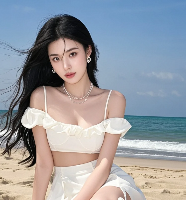 海风吹过耳边，悄悄说：‘别害羞，去靠近他。’