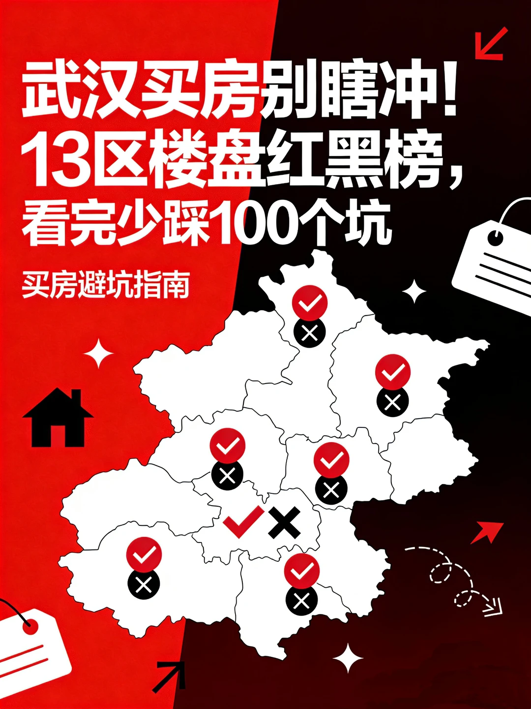 武汉买房别瞎冲‼️13区楼盘红黑榜来了‼️