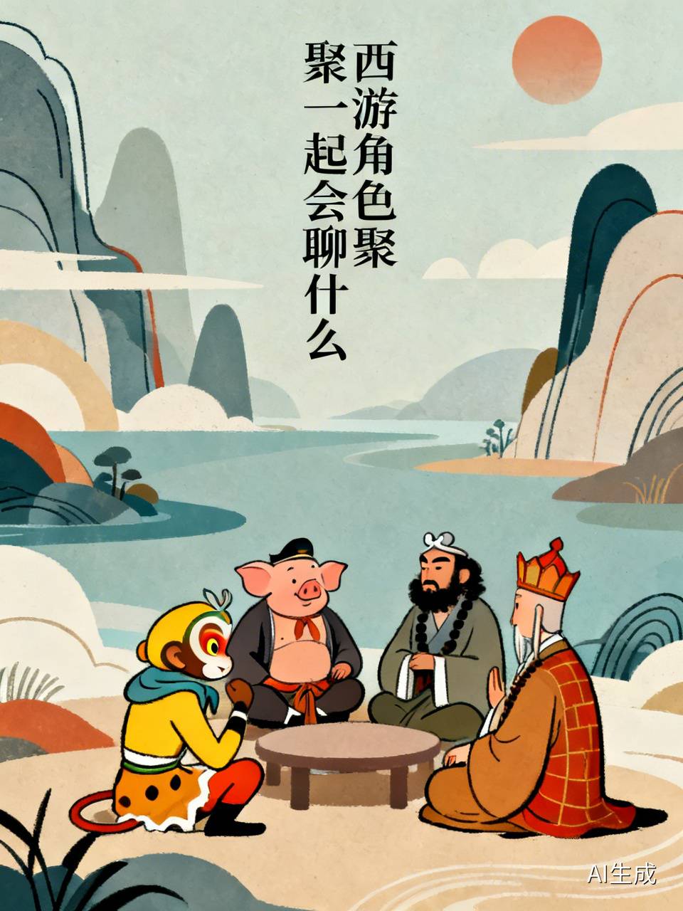 86版西游那四个老头凑一块，聊的全是四十年前的片场碎事。六小龄童还能瞪出当年火眼金睛的劲儿，揪着马德