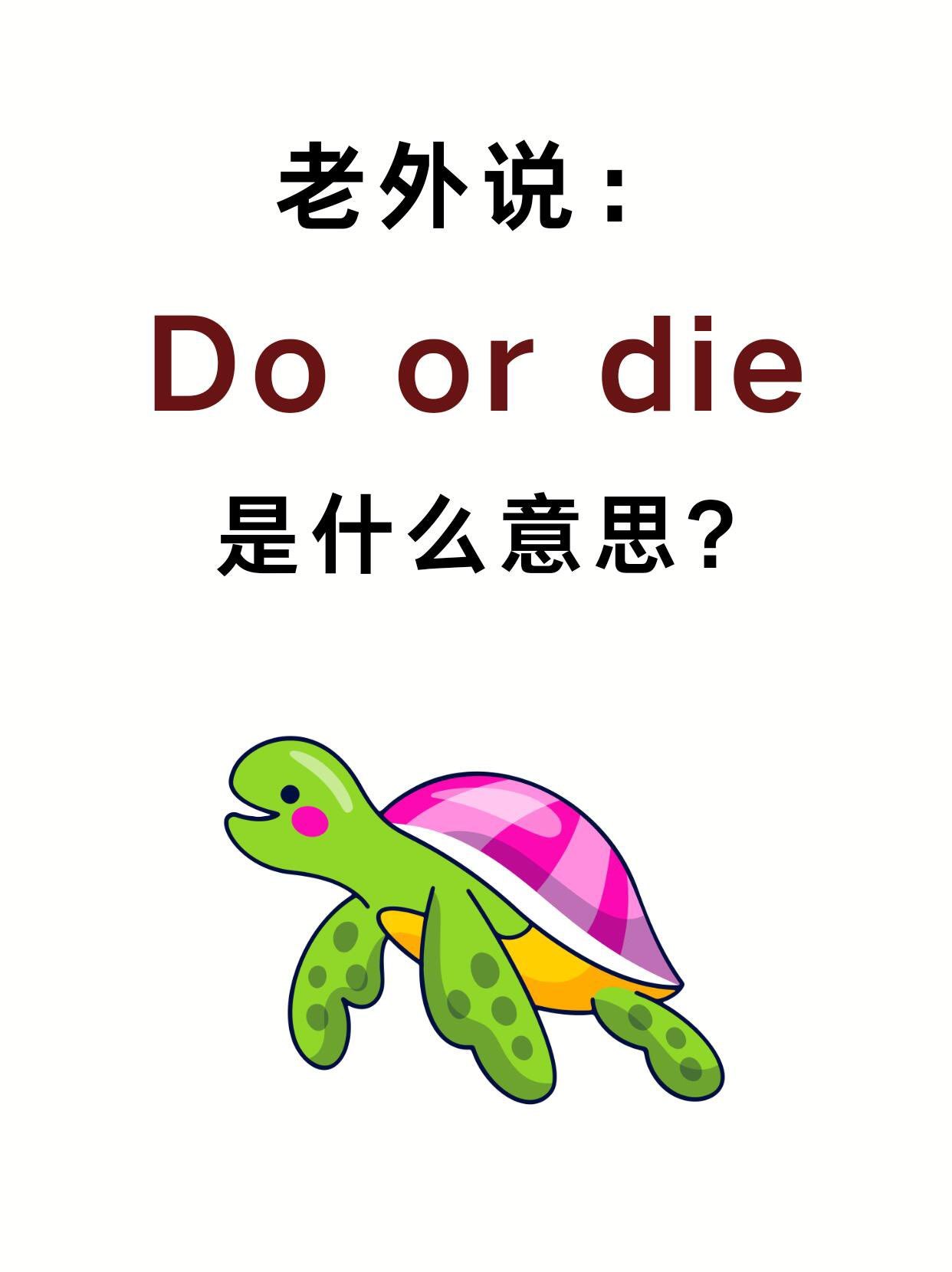 老外说”Doordie"什么意思?